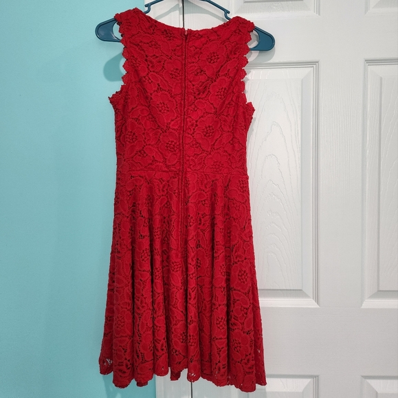 Red Jodi Kristopher Dress Size 5 - Picture 2 of 3